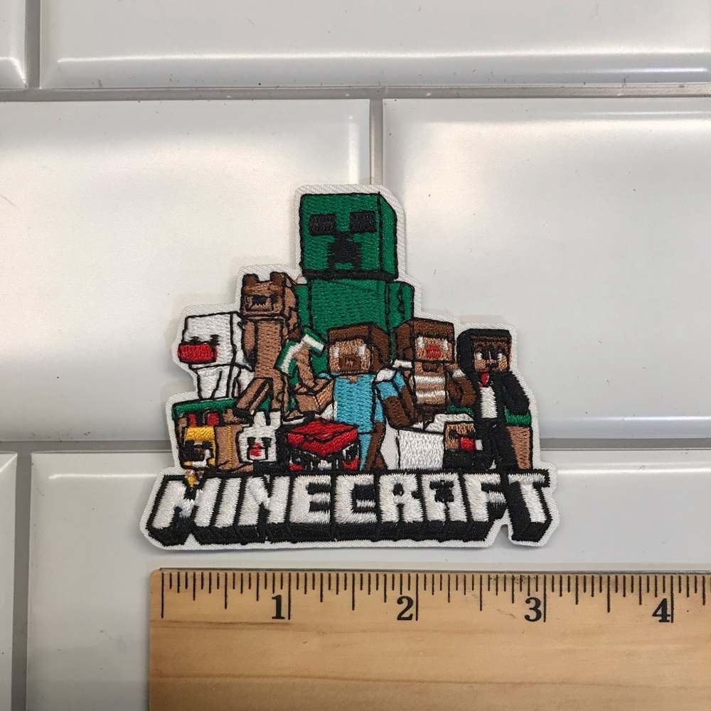 Minecraft Embroidered Iron on Patch - Picture 2 of 3